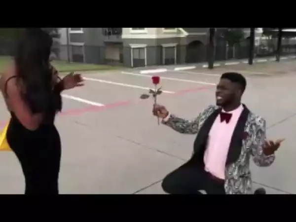Video: Comedian Crazeclown Runs Mad After Proposing To Miss Nigeria (One Corner Madness)
